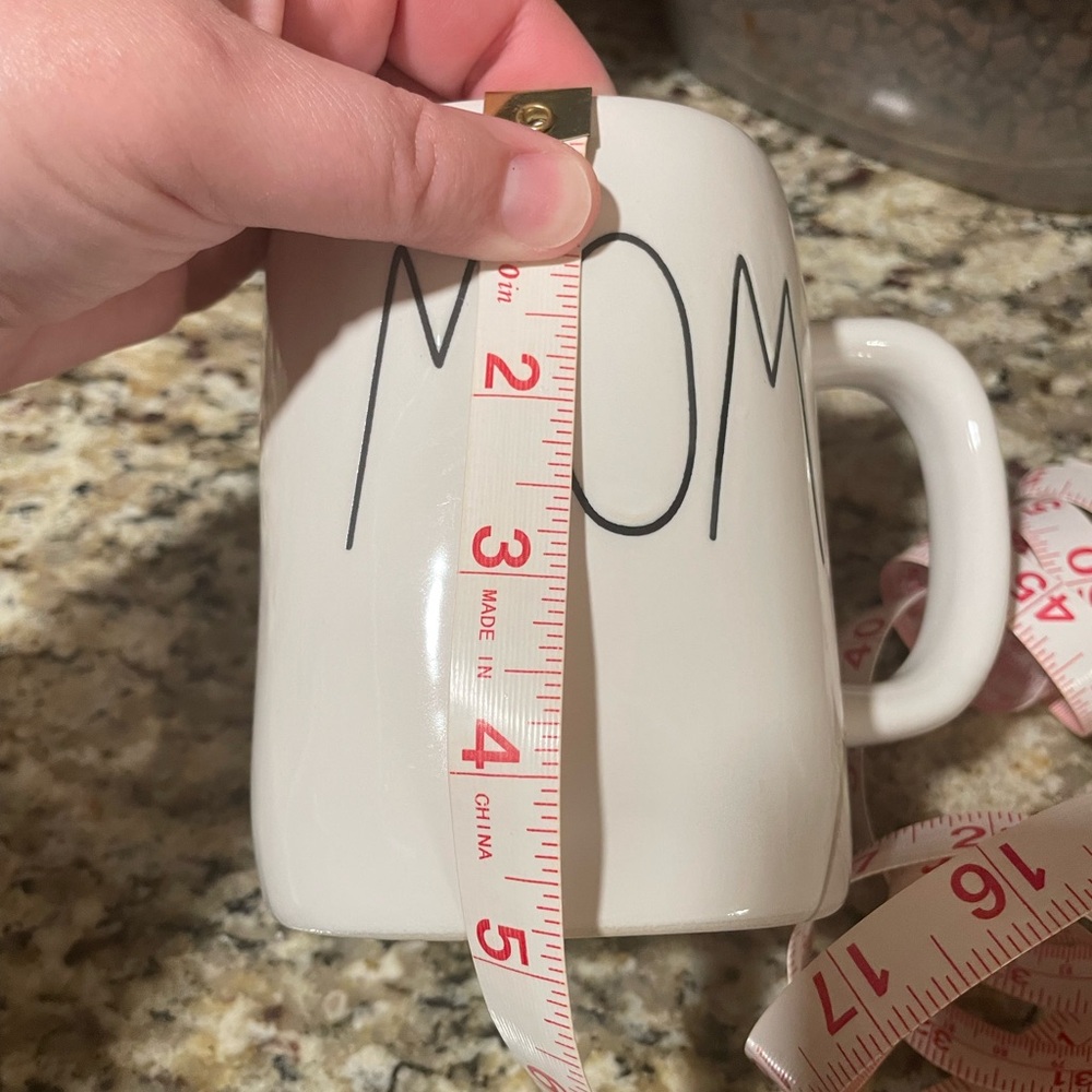 Rae Dunn Mug - Mom - Perfect for Moms and Mothers - White Coffee Mug, Gift - Picture 3 of 5